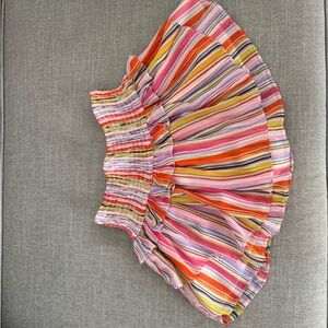 DO+BE Multicolor Striped Mini Skirt